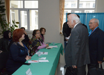 Azerbaijani parliamentary election kicks off. Baku, Azerbaijan, Nov.01, 2015